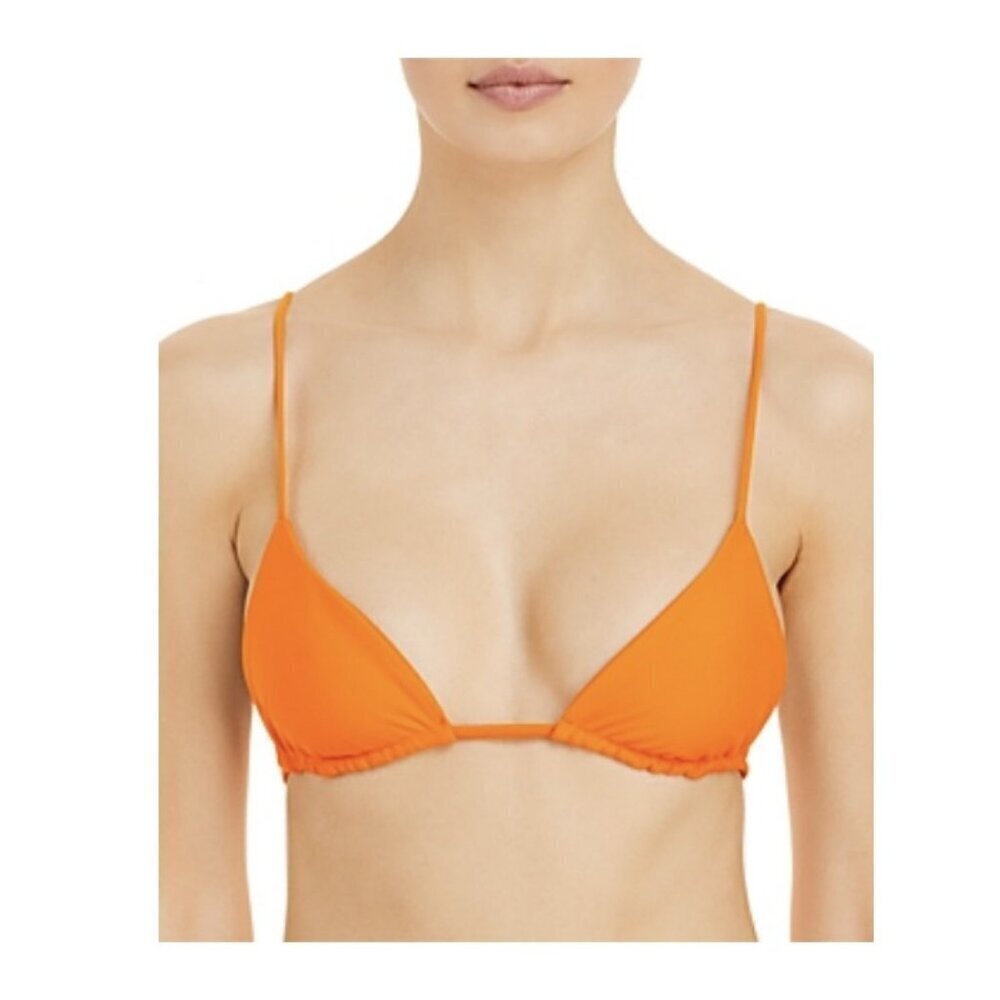 Jade Swim Women's $90 Via Bikini Swim Top Nectar Orange Size XS